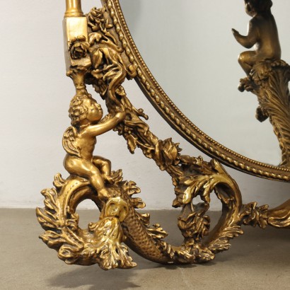 Console with Mirror in Baroque Style