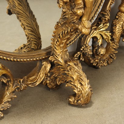 Console avec miroir de style baroque