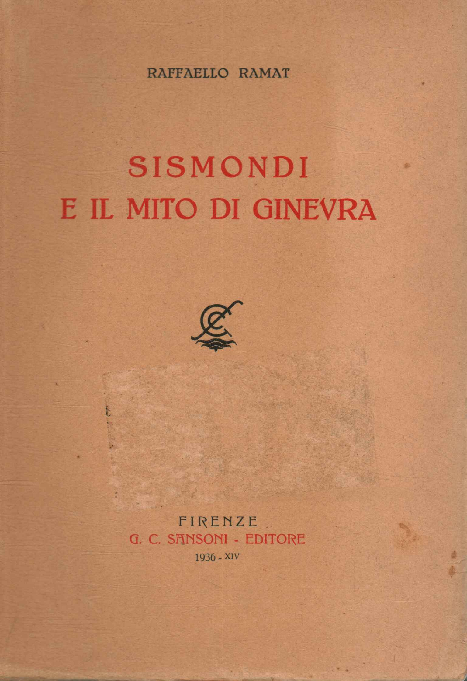 Sismondi e il mito di Ginevra