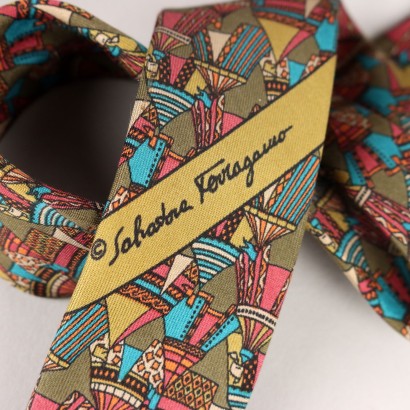 ferragamo Vintage Tie,Salvatore Ferragamo Vintage Tie