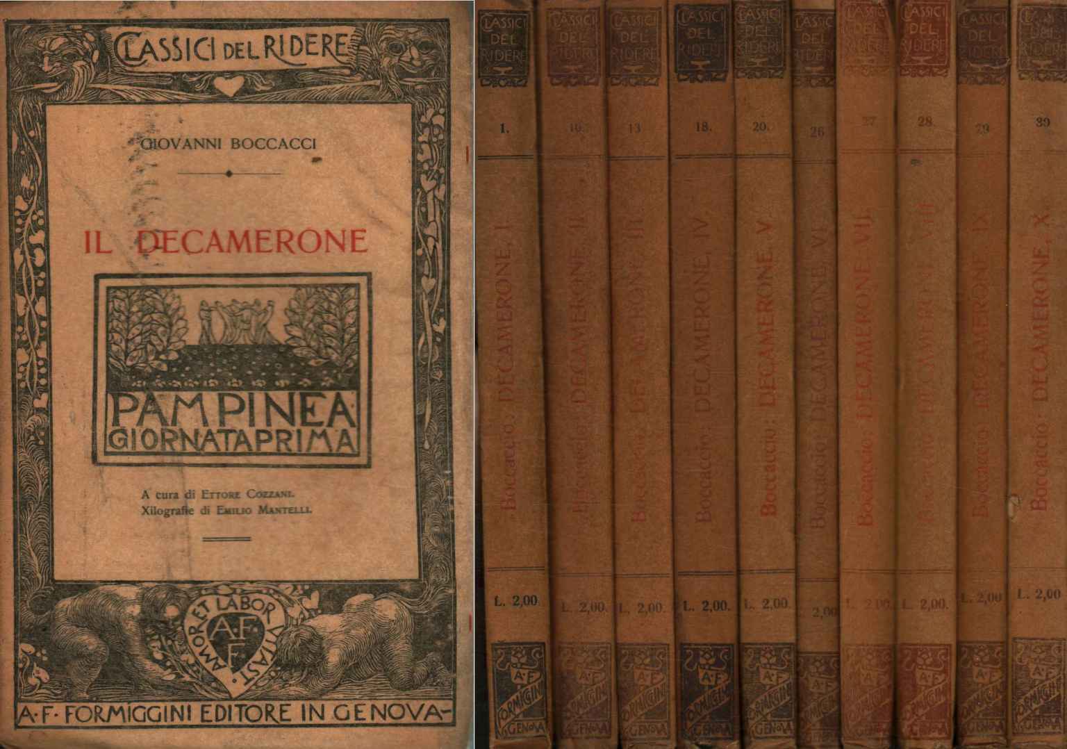 The Decameron (10 Volumes)