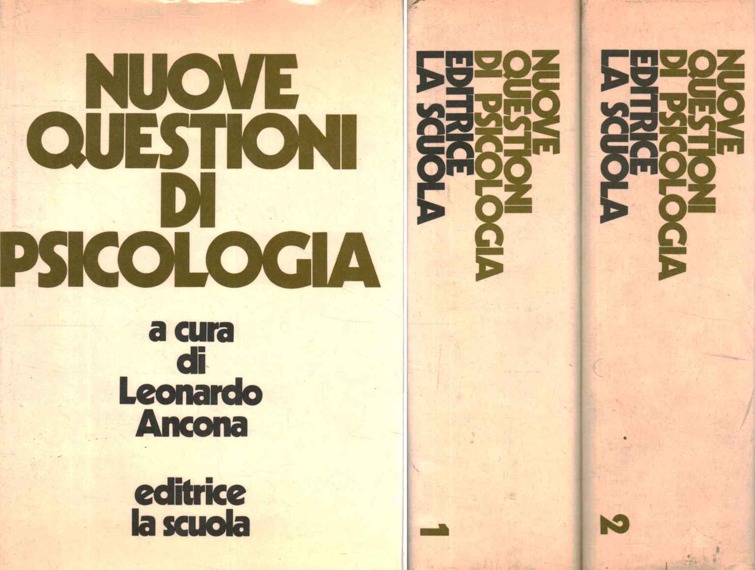 Nouvelles questions en psychologie (2 volumes)