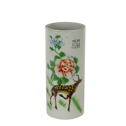 Vase porte-pinceaux en porcelaine