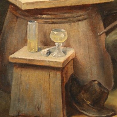 Pintura de Wilhelm Lehmann-Leonhard,Jugadores de cartas en la taberna,Wilhelm Lehmann-Leonhard,Wilhelm Lehmann-Leonhard,Wilhelm Lehmann-Leonhard,Wilhelm Lehmann-Leonhard