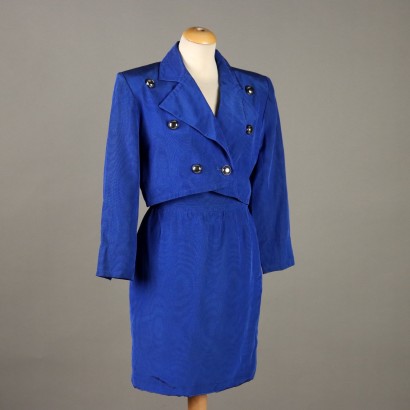 Costume bleu électrique Yves Saint Laurent