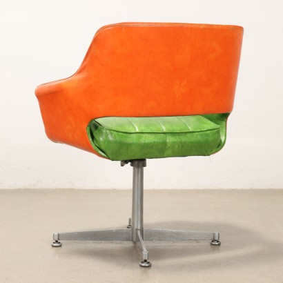 OFFICE ARMCHAIR GROUP, Sillones americanos vintage de los años 60 y 70