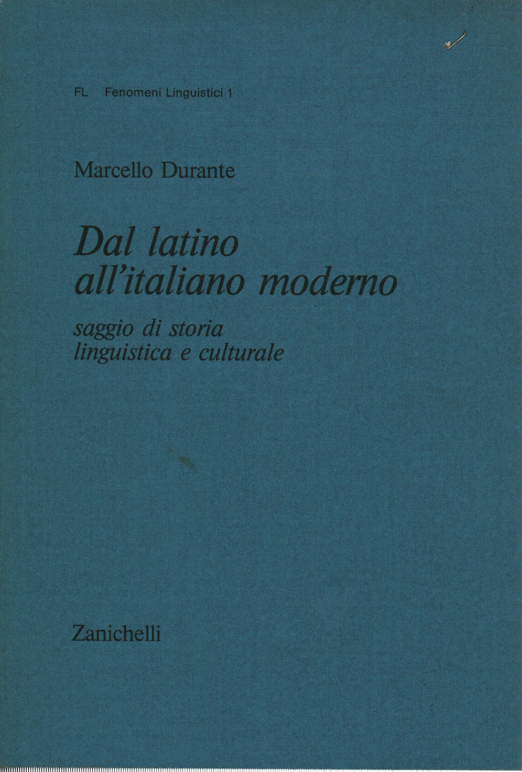 Du latin à l’italien moderne