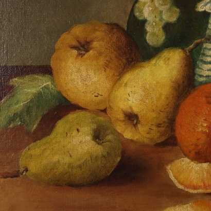 Composition peinte avec des fruits,Composition avec des fruits,Composition peinte avec des fruits