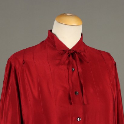 Chemise rouge vintage Roberto Capucci