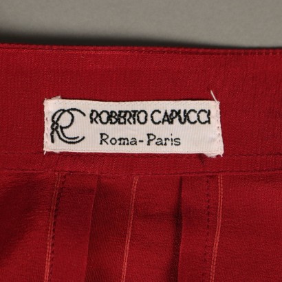 Roberto Capucci Vintage rotes Hemd