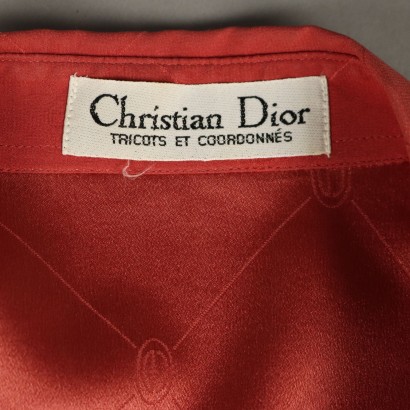 Chemise en soie vintage Dior