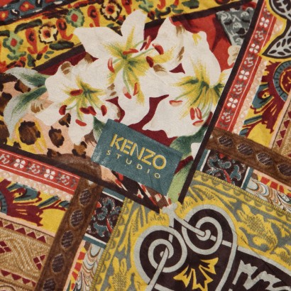 Kenzo Foulard Vintage in Voile di Seta