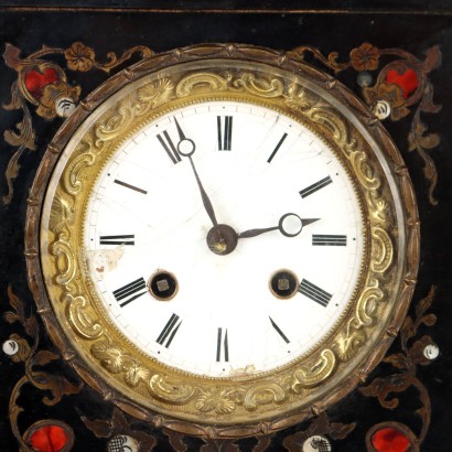 Wooden Table Clock with Inta