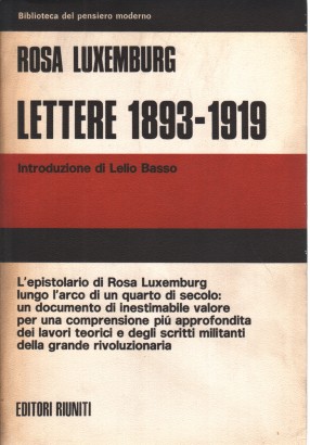 Lettere 1893-1919