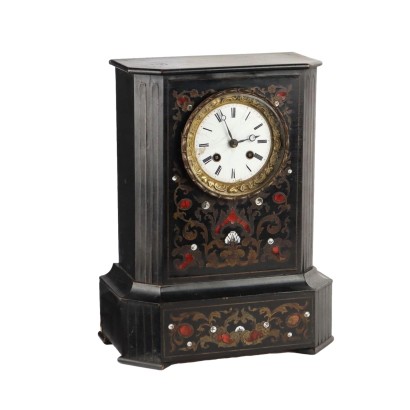 Wooden Table Clock with Inta