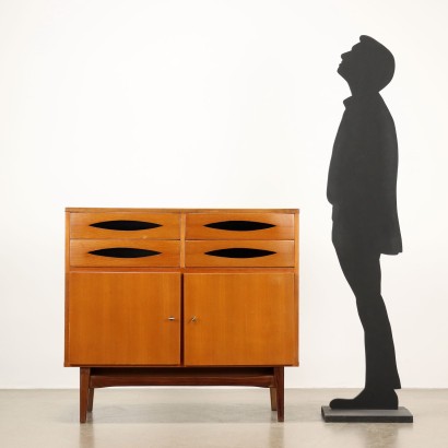 Kleines mobiles Sideboard aus den 60er Jahren