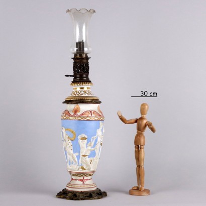 antique, table lamp, antique table lamps, antique table lamp, antique italian table lamp, antique table lamp, neoclassical table lamp, 19th century table lamp,Ceramic Oil Lamp