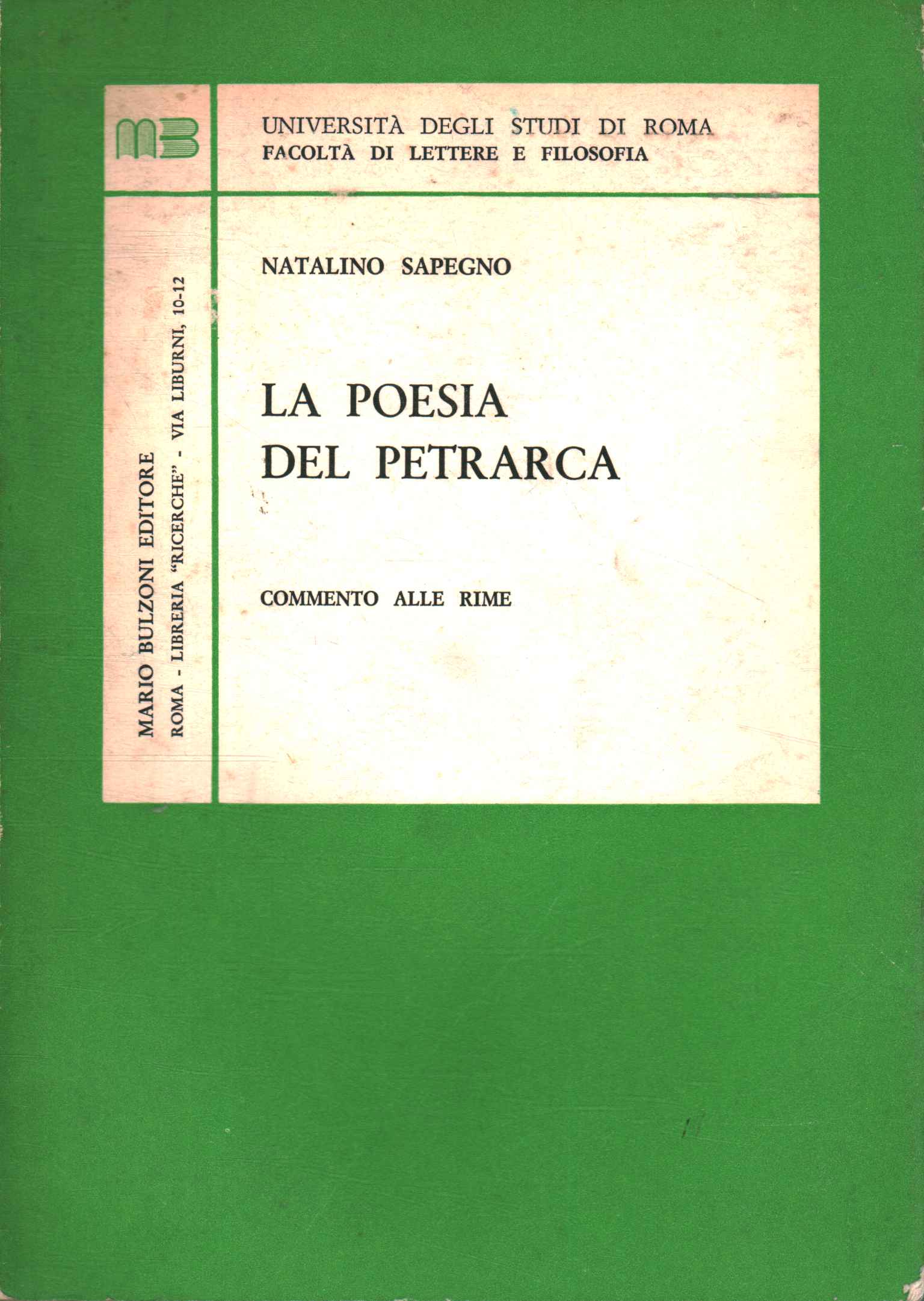 La poesía de Petrarca.