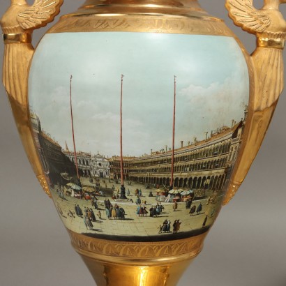 Pair of Large Empire Style Vases