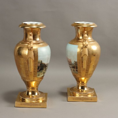 Pair of Large Empire Style Vases