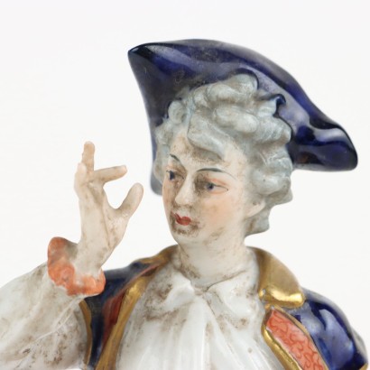 Paire de figurines en porcelaine Capodim