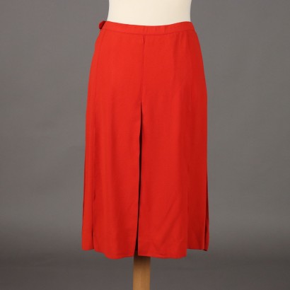 Saint Laurent Vintage Red Skirt