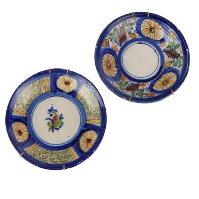 Pair of Majolica Plates