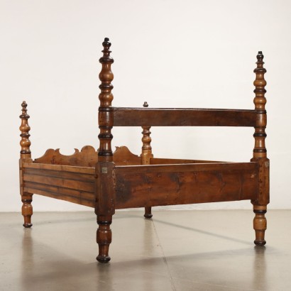 18th Century Walnut Bed