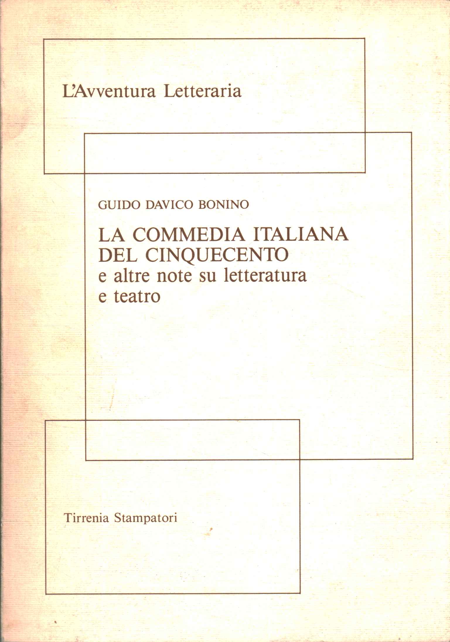 Comedia italiana del siglo XVI.