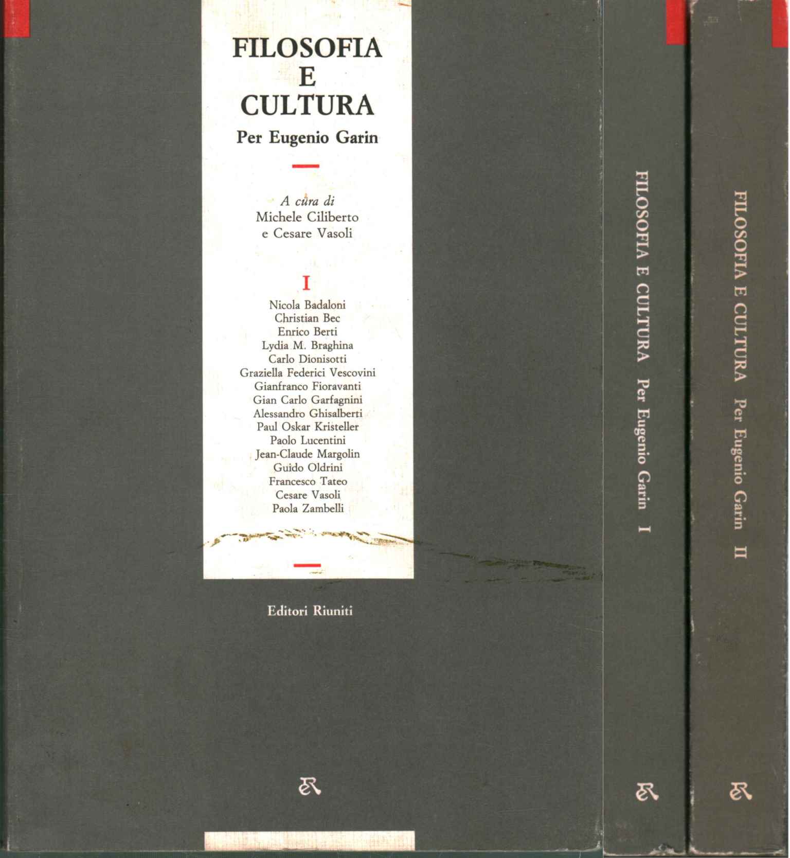 Filosofía y cultura (2 volúmenes)