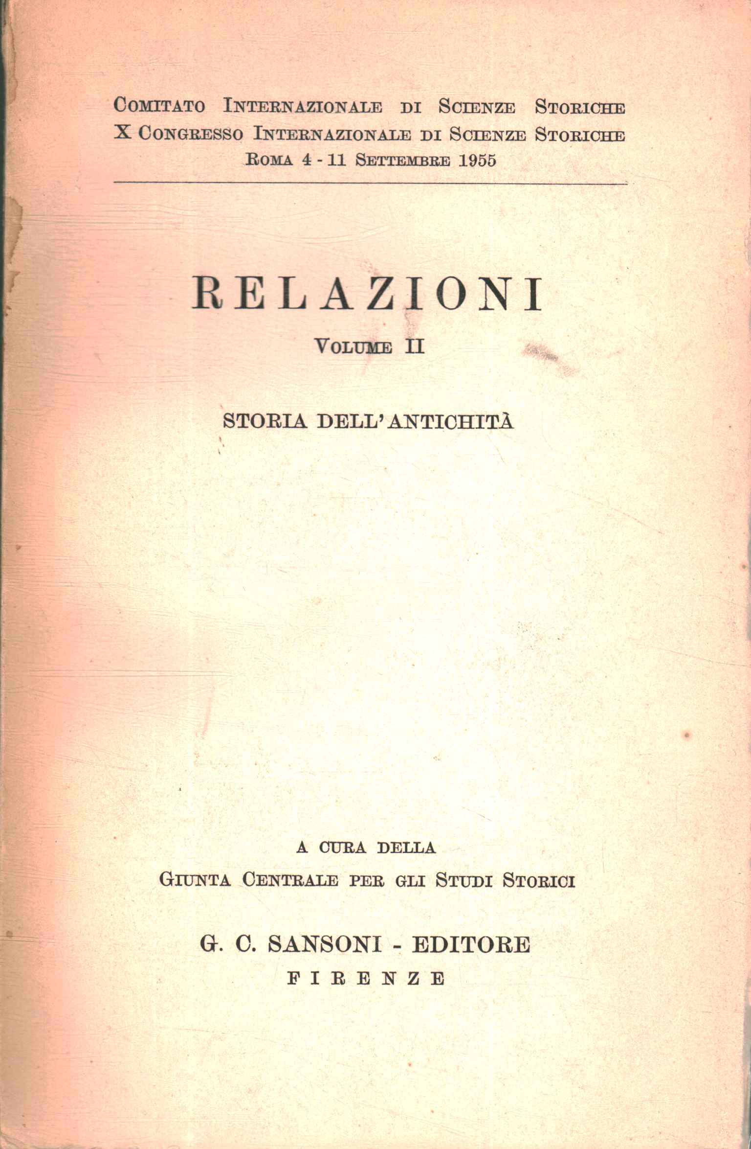 Relaciones (Volumen II). Historia del apóstol, Relaciones. Historia de la antigüedad