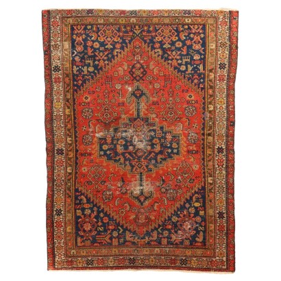 Tapis Malayer Ancien Coton Laine Noeud Fin Iran 160 x 118 cm