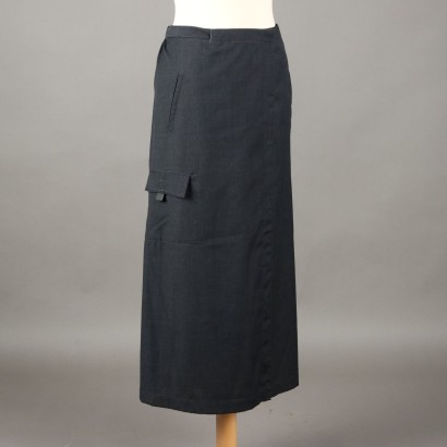 Aspesi Skirt Second Hand Cotton UK Size 14 Italy