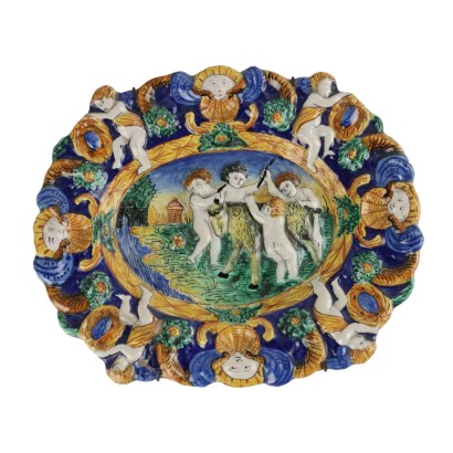 Piatto in Maiolica di Pesaro