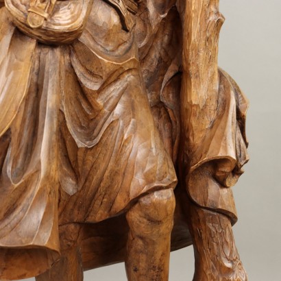 Saint Christopher Wooden Statue