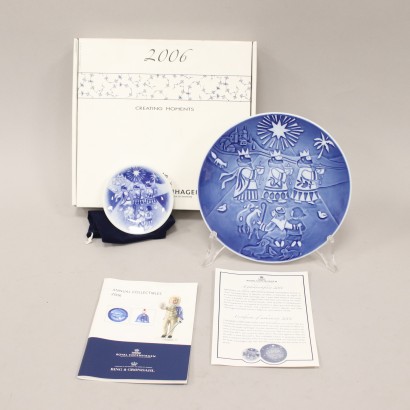 Royal Copenhagen Christmas Plate Enfant,Les Trois Rois,Ingrid Jensen,Ingrid Jensen,Ingrid Jensen,Ingrid Jensen