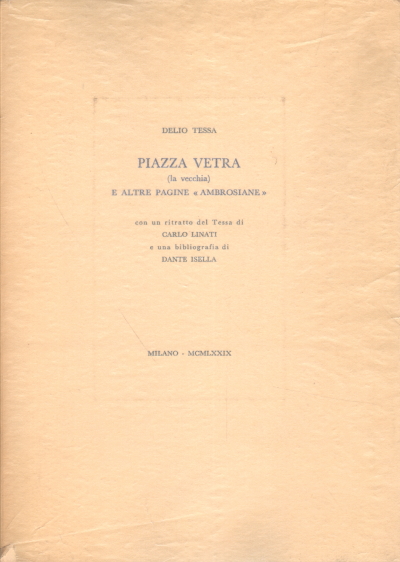 Piazza Vetra (la antigua) y otras páginas