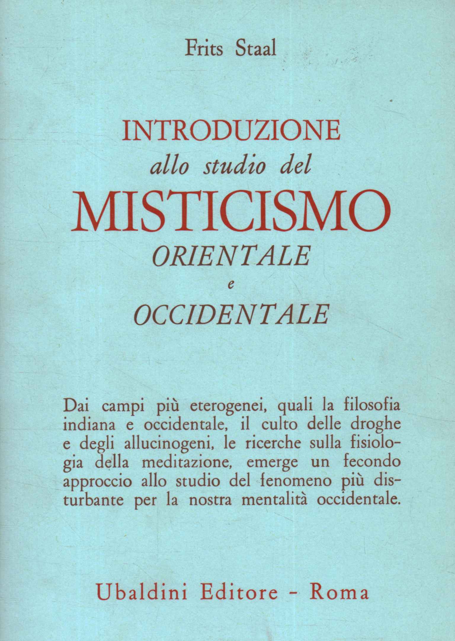 Introduzione allo studio del Misticismo