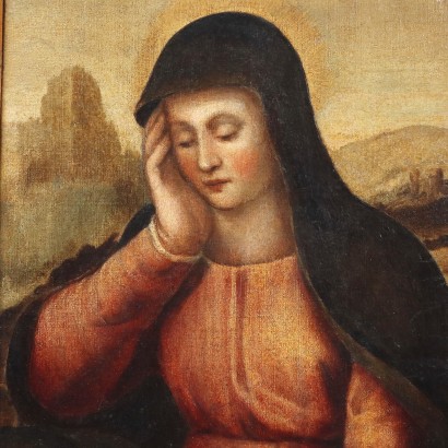 Painting of the Sorrowful Madonna