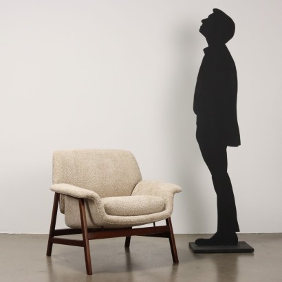 Fauteuil '849' par Gian,Gianfranco Frattini,Gianfranco Frattini,Gianfranco Frattini,Gianfranco Frattini,Gianfranco Frattini,Gianfranco Frattini,Gianfranco Frattini