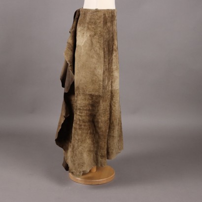 Ruffo Research Leather Skirt