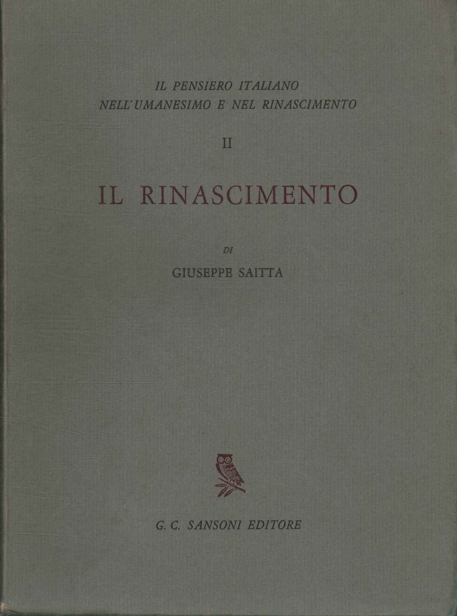 Il pensiero italiano nell'umanesi