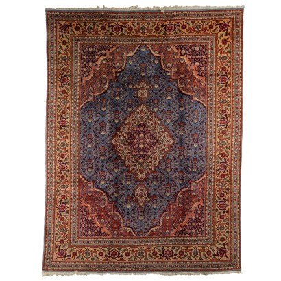 Tapis Ardebil Ancien Coton Laine Noeud Gros Iran 327 x 244 cm