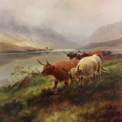 Peinture de Henry Robinson Hall, Highland Cattle Loch Venachar, Henry Robinson Hall, Highland Cattle Loch Venachar, Henry Robinson Hall, Highland Cattle Loch Venachar, Henry Robinson Hall, Highland Cattle Loch Venachar, Henry Robinson Hall, Highland Cattle Loch Venachar, Highland Cattle Loch Venachar,Loch Venachar des bovins des Highlands,Loch Venachar des bovins des Highlands,Henry Robinson Hall