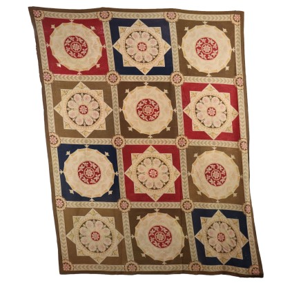 Tapis Aobusson Ancien Coton Noeud Extra-Fin Chine 320 x 257 cm