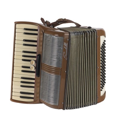 Vintage Scandalli Accordion 34/75 Bakelite Italy 1950s