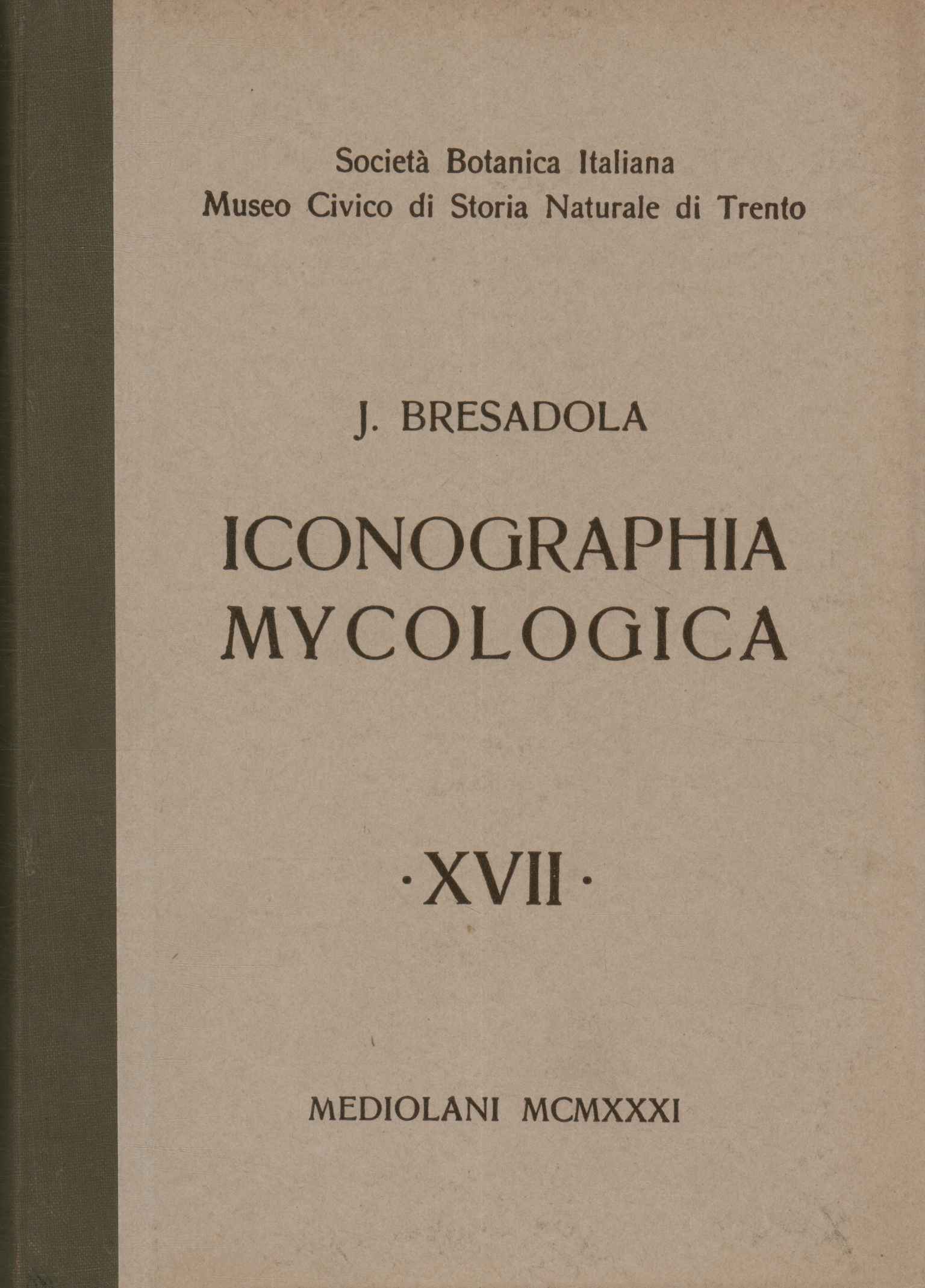 Iconographia mycologica (XVIIe tome)