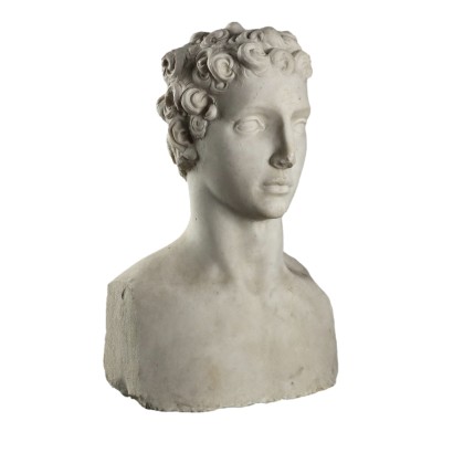 A Herm of Young Man Marble Sculpture Italy XIX Century