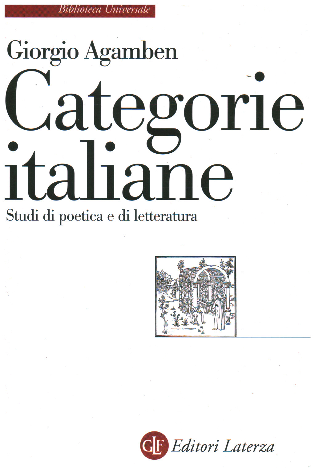 Catégories italiennes. Etudes en poétique et%2