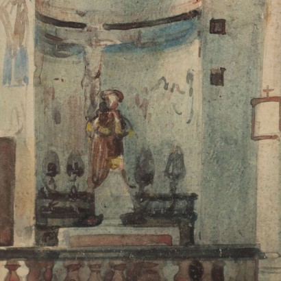 Pintura de Luigi Bisi,El antiguo baptisterio de Gravedona,Luigi Bisi,Luigi Bisi,Luigi Bisi,Luigi Bisi,Luigi Bisi,Luigi Bisi,Luigi Bisi